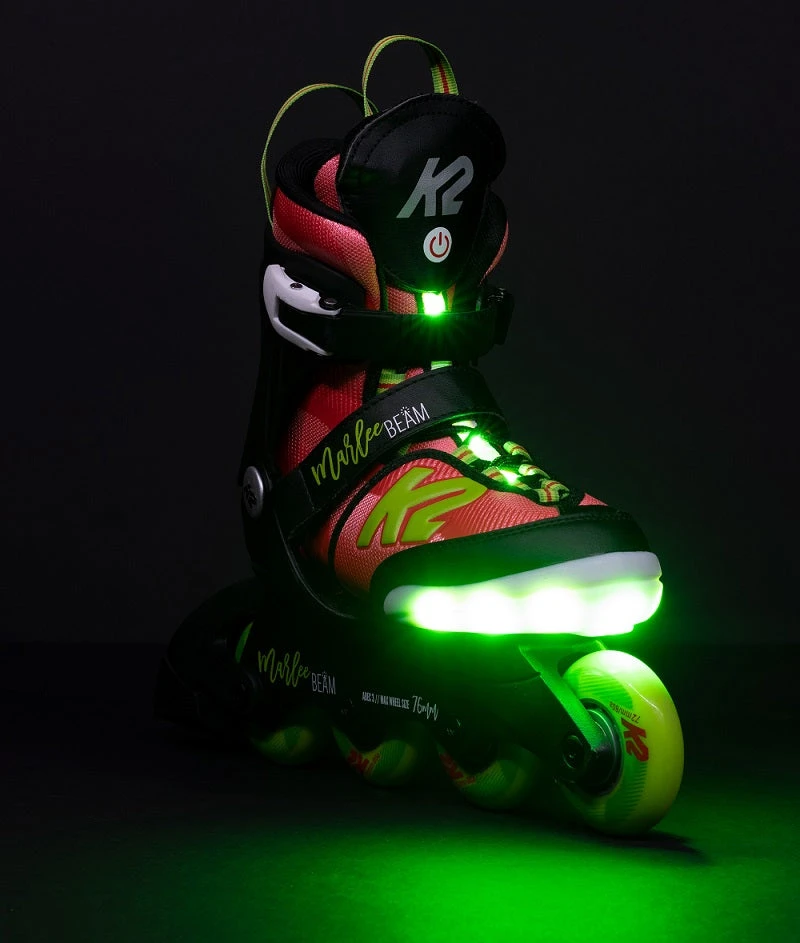 K2 Marlee Beam Adjustable Size Skates - Pink 2 K2 Marlee Beam Adjustable Size Skates - Pink - Image 2