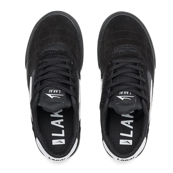 Lakai Cambridge Kids Skate Shoes - Black/Black Suede 3 Lakai Cambridge Kids Skate Shoes - Black/Black Suede - Image 3