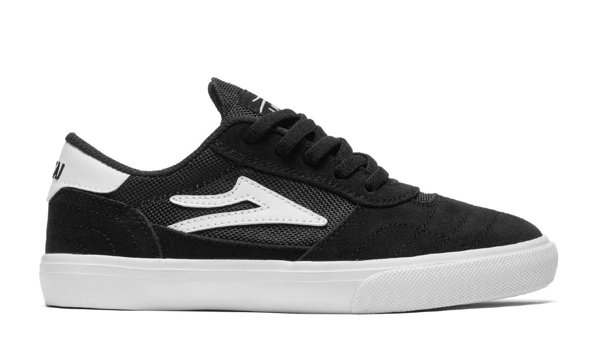 Lakai Cambridge Kids Skate Shoes - Black/White Suede 1 Lakai Cambridge Kids Skate Shoes - Black/White Suede