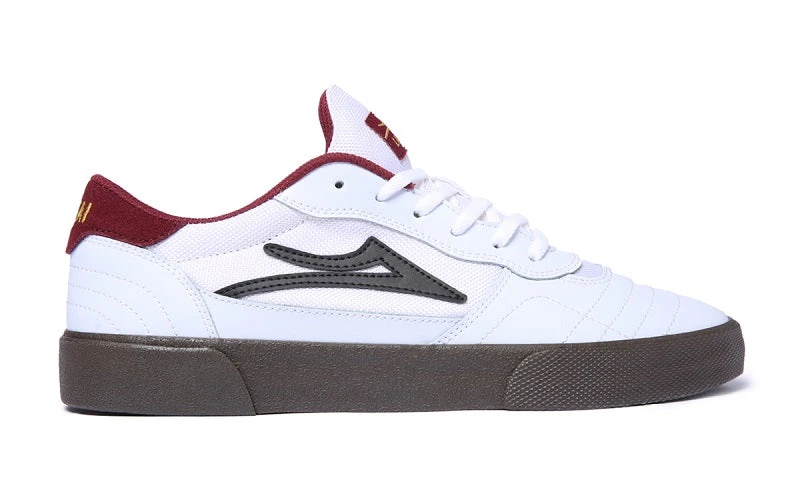 Lakai Cambridge Skate Shoes - White/Gum Leather 1 Lakai Cambridge Skate Shoes - White/Gum Leather
