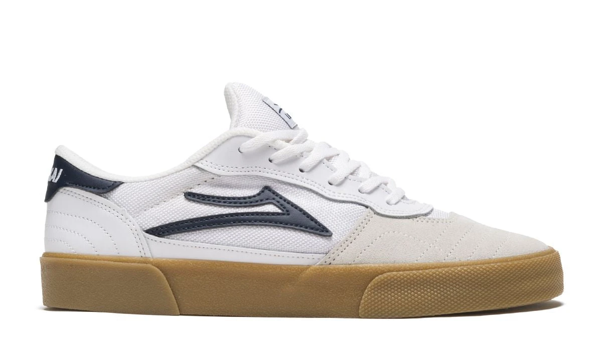 Lakai Cambridge Skate Shoes - White/Navy Suede 1 Lakai Cambridge Skate Shoes - White/Navy Suede