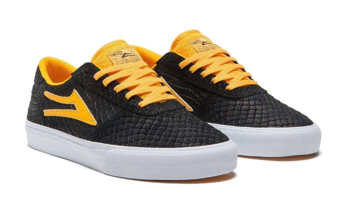 Lakai Doomsayers Manchester Skate Shoes - Black/Gold 2 Lakai Doomsayers Manchester Skate Shoes - Black/Gold - Image 2