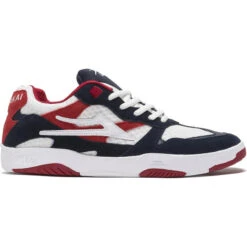 Lakai Evo 2.0 XLK Skate Shoes - Navy/Red Suede