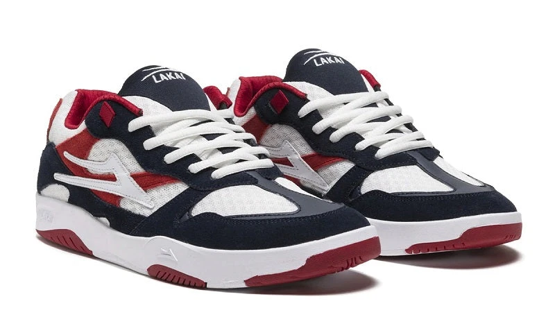 Lakai Evo 2.0 XLK Skate Shoes - Navy/Red Suede 2 Lakai Evo 2.0 XLK Skate Shoes - Navy/Red Suede - Image 2