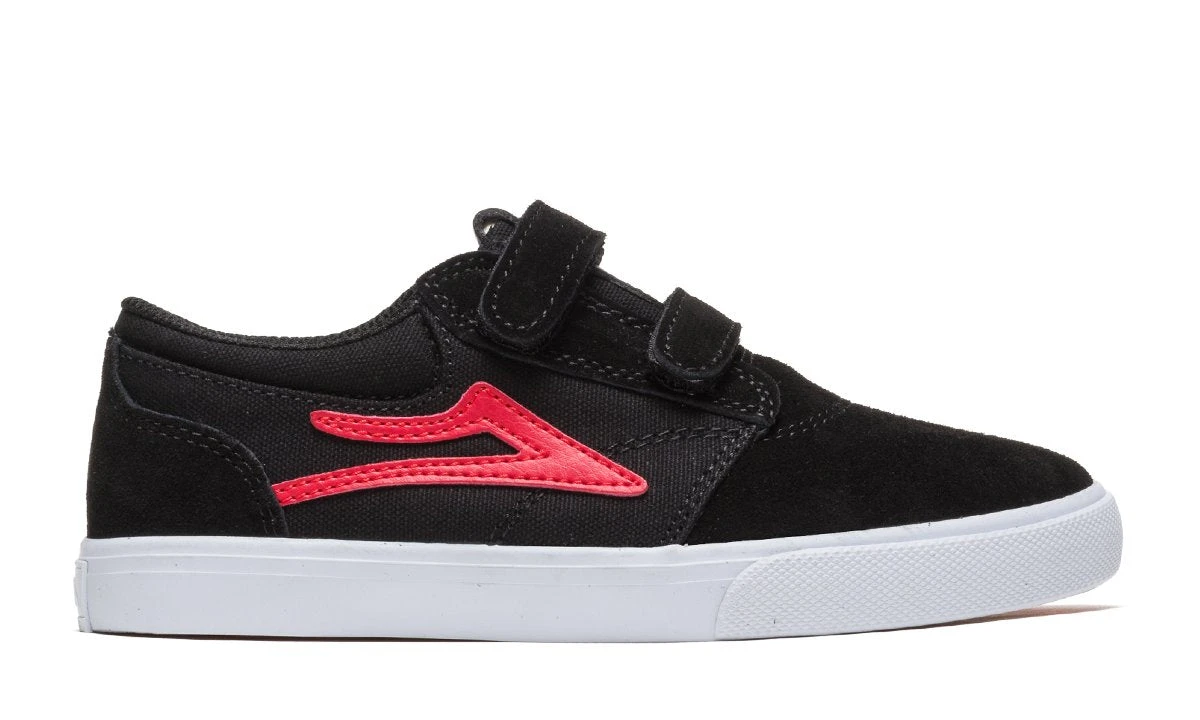 Lakai Griffin VS Kids Skate Shoes - Black/Flame 1 Lakai Griffin VS Kids Skate Shoes - Black/Flame