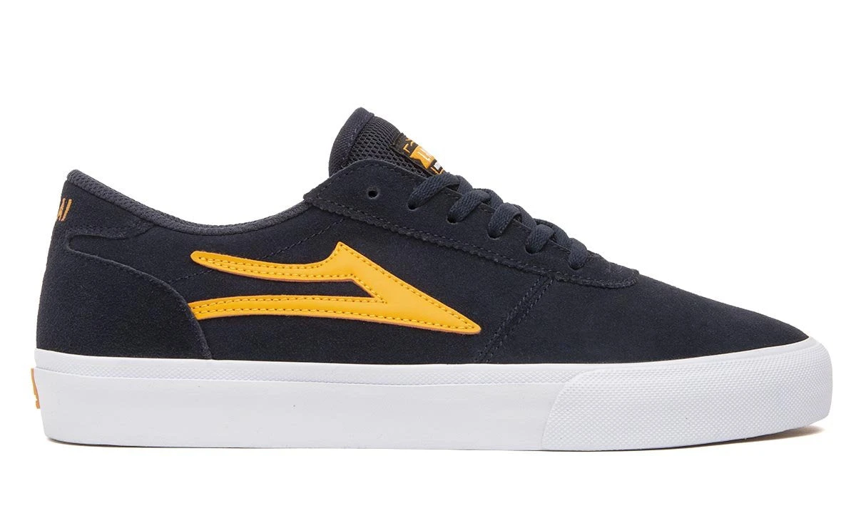 Lakai Manchester Skate Shoes - Navy/Orange 1 Lakai Manchester Skate Shoes - Navy/Orange
