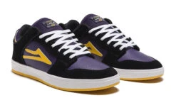 Lakai Telford Low Skate Shoes - Black/Grape Suede 5 Lakai Telford Low Skate Shoes - Black/Grape Suede -Urban Rollers lakai telford low skate shoes black and grape suede pair