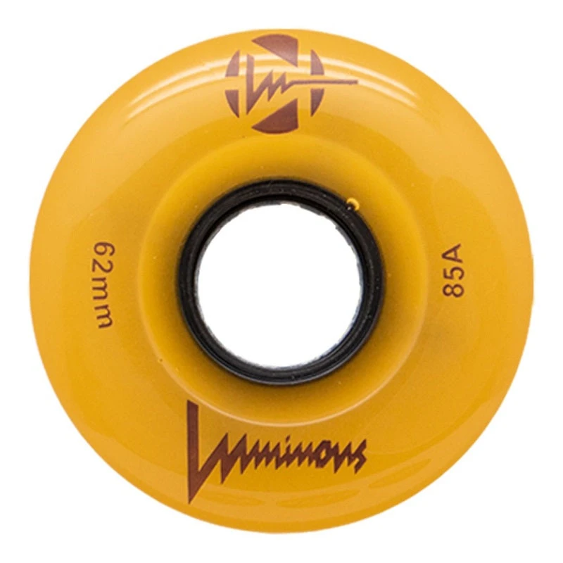 Luminous Light Up Quad Wheels Sunray Glow 62mm - 4 Pack 1 Luminous Light Up Quad Wheels Sunray Glow 62mm - 4 Pack
