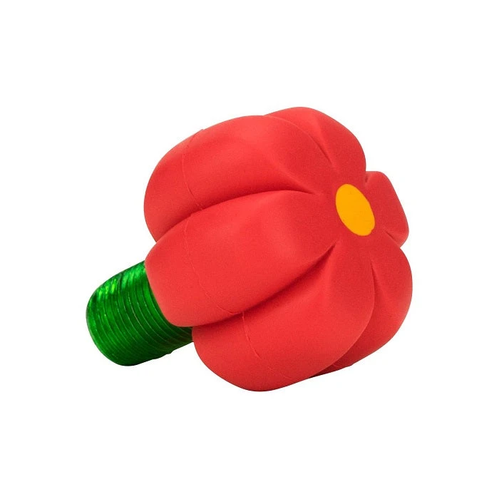 Moxi Brake Petal Toe Stops - Red Hibiscus 1 Moxi Brake Petal Toe Stops - Red Hibiscus