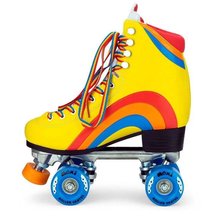 Moxi Rainbow Rider Quad Roller Skates - Sunset Yellow 2 Moxi Rainbow Rider Quad Roller Skates - Sunset Yellow - Image 2
