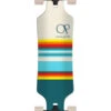 Ocean Pacific Swell White And Teal Drop Through Longboard - 36" 8 Ocean Pacific Swell White And Teal Drop Through Longboard - 36" -Urban Rollers ocean pacific swell white and teal drop through longboard