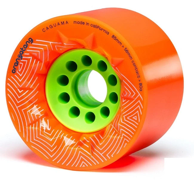 Orangatang Caguama Longboard Wheels - Orange 85mm 80a 1 Orangatang Caguama Longboard Wheels - Orange 85mm 80a