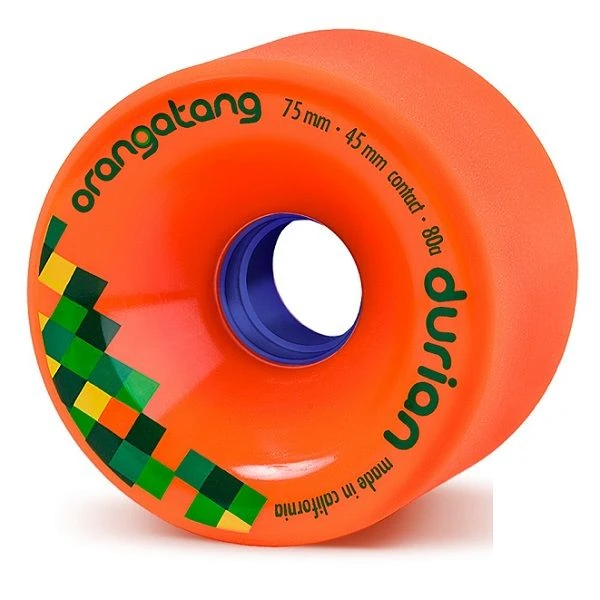 Orangatang Durian Longboard Wheels - Orange 75mm 80a 1 Orangatang Durian Longboard Wheels - Orange 75mm 80a