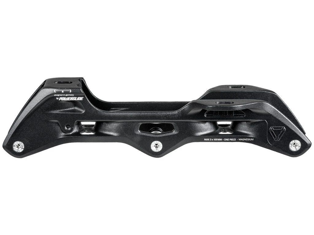 Powerslide Elite Casted MG Frames 231mm 3 X100 - Black 1 Powerslide Elite Casted MG Frames 231mm 3 X100 - Black