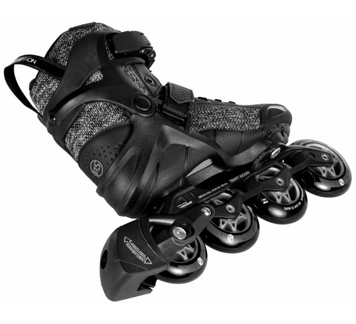 Powerslide Radon Trinity 80 Inline Skates - Black/White 2 Powerslide Radon Trinity 80 Inline Skates - Black/White - Image 2