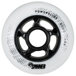 Powerslide Spinner White Wheels 84mm 85a - Set Of 4