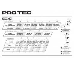 Pro-Tec Street Elbow Pads 5 Pro-Tec Street Elbow Pads -Urban Rollers pro tec sizing chart