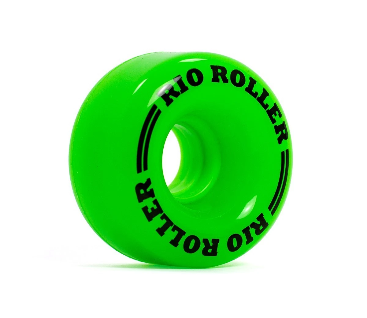 Rio Roller Coaster Green Roller Skate Wheels 62mm - Set Of 4 1 Rio Roller Coaster Green Roller Skate Wheels 62mm - Set Of 4