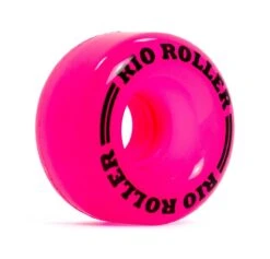 Rio Roller Coaster Pink Roller Skate Wheels 62mm - Set Of 4