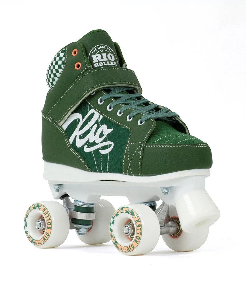 Rio Roller Mayhem II Quad Roller Skates - Green 1 Rio Roller Mayhem II Quad Roller Skates - Green