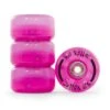 Rio Roller Pink Light Up Roller Skate Wheels 58mm - Set Of 4