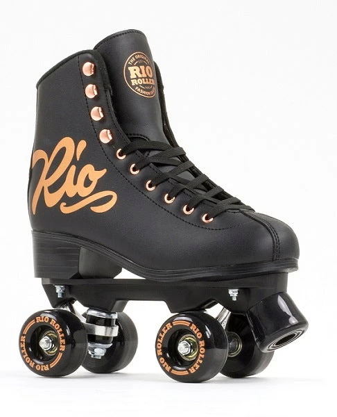 Rio Roller Rose Quad Roller Skates - Black 1 Rio Roller Rose Quad Roller Skates - Black