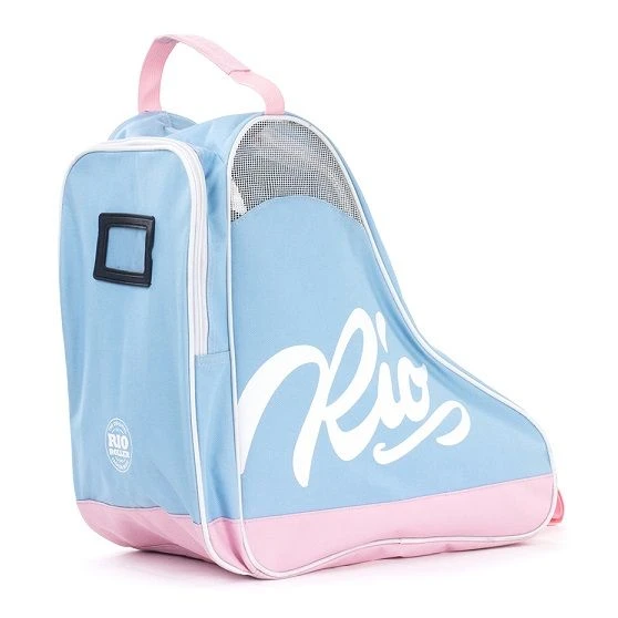 Rio Roller Script Skate Bag - Blue/Pink 2 Rio Roller Script Skate Bag - Blue/Pink - Image 2