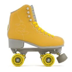 Rio Roller Signature Quad Roller Skates - Yellow 5 Rio Roller Signature Quad Roller Skates - Yellow -Urban Rollers rio roller signature quad roller skates yellow side