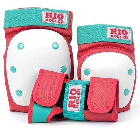 Rio Roller Triple Pad Set - Red/Mint 1 Rio Roller Triple Pad Set - Red/Mint