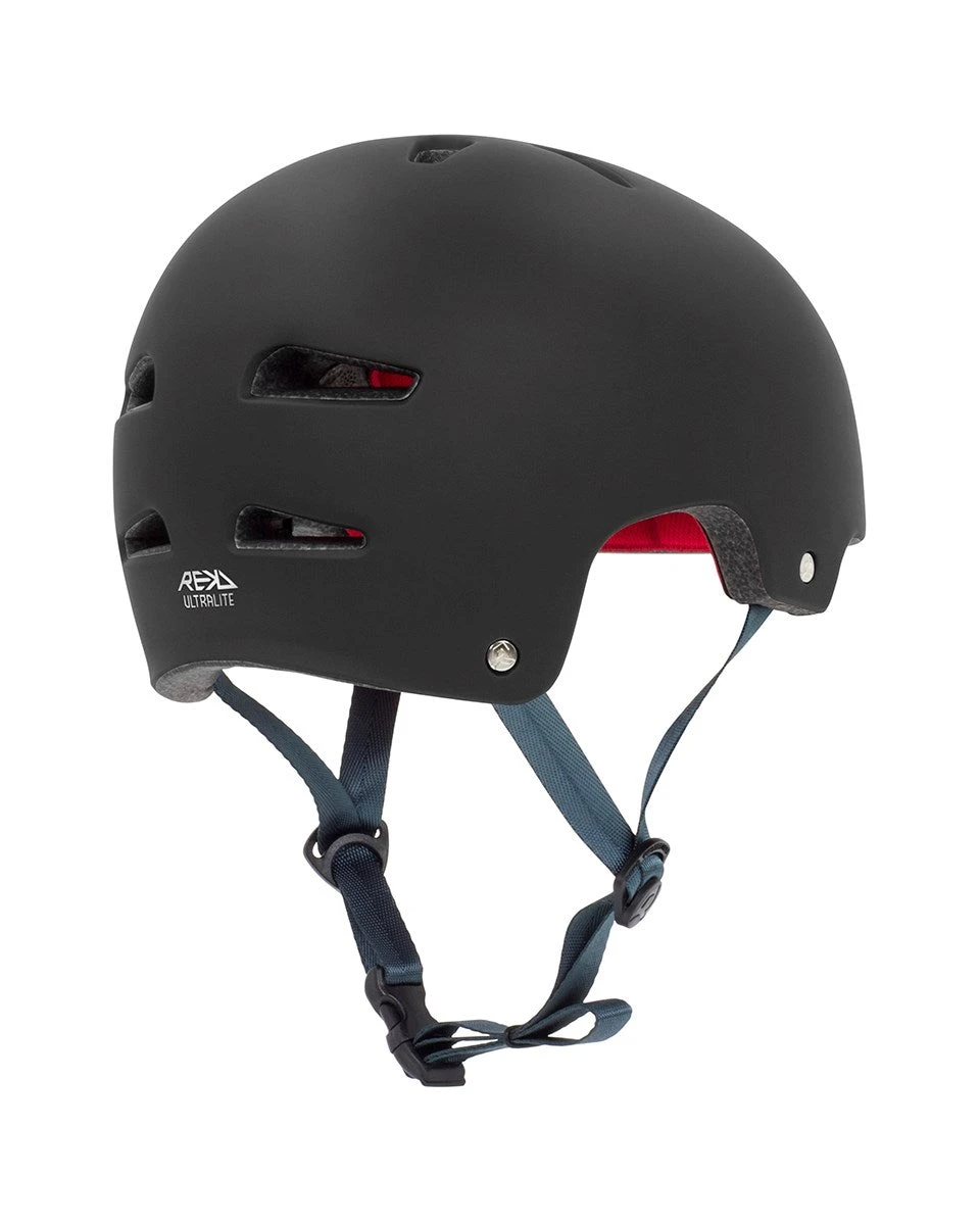 Rekd Junior Ultralite In-Mold Helmet - Black 2 Rekd Junior Ultralite In-Mold Helmet - Black - Image 2