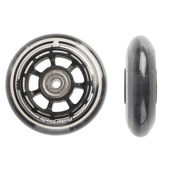 Rollerblade 76mm 80a Wheels & SG5 Bearings Pack 1 Rollerblade 76mm 80a Wheels & SG5 Bearings Pack