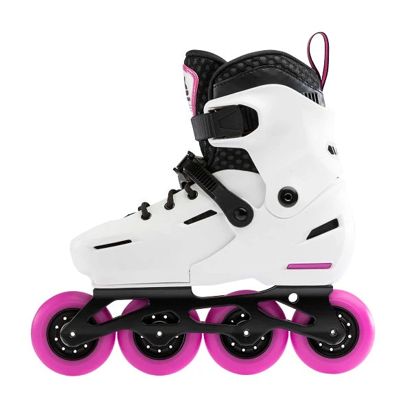 Rollerblade Apex Adjustable Inline Skates - White/Pink 2 Rollerblade Apex Adjustable Inline Skates - White/Pink - Image 2