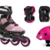 Rollerblade Microblade G Kids Skates Cube Pack - Pink/White 2 Rollerblade Microblade G Kids Skates Cube Pack - Pink/White -Urban Rollers rollerblade microblade g kids skates cube pack pink white