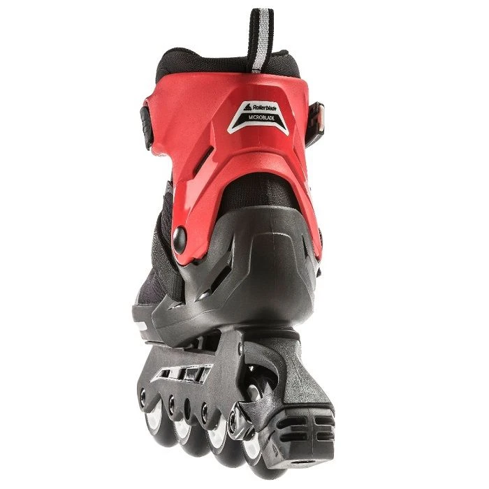 Rollerblade Microblade Kids Skates - Black/Red 3 Rollerblade Microblade Kids Skates - Black/Red - Image 3