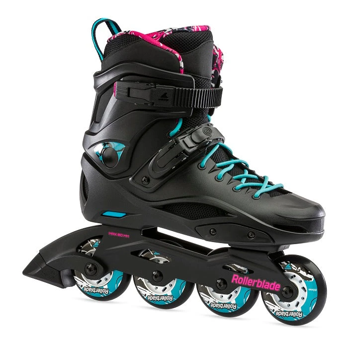 Rollerblade RB Cruiser Women's Inline Skates - Black/Aqua 1 Rollerblade RB Cruiser Women's Inline Skates - Black/Aqua