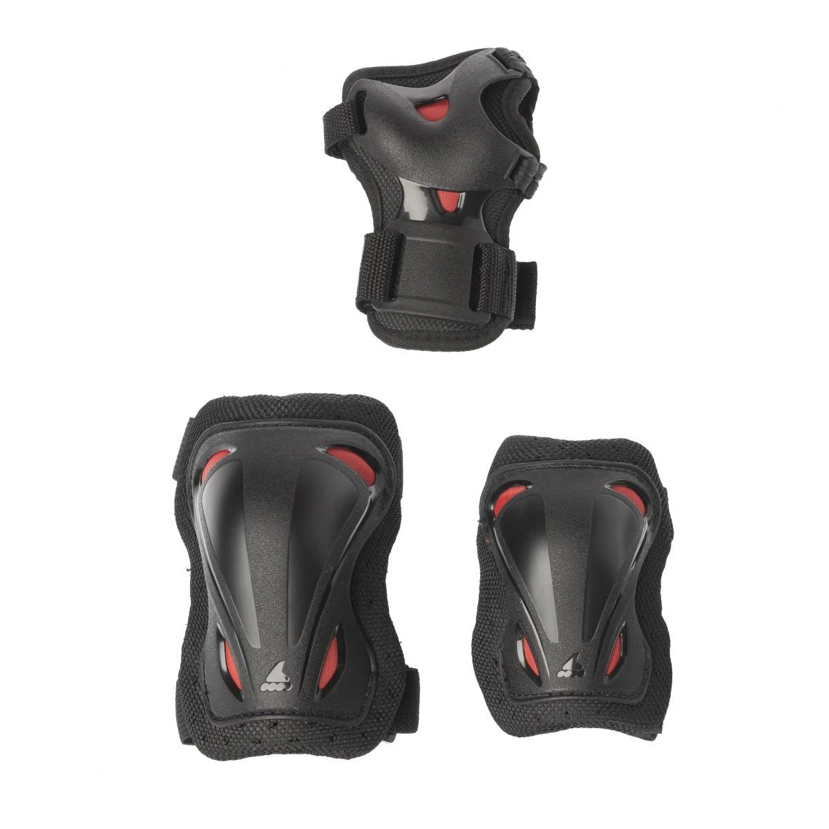 Rollerblade Skate Gear Kids Triple Pad Set 1 Rollerblade Skate Gear Kids Triple Pad Set