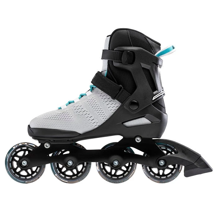 Rollerblade Spark 80 Womens Inline Skates - Grey/Turquoise 2 Rollerblade Spark 80 Womens Inline Skates - Grey/Turquoise - Image 2
