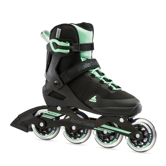 Rollerblade Spark 84 Womens Inline Skates - Black/Mint Green 1 Rollerblade Spark 84 Womens Inline Skates - Black/Mint Green