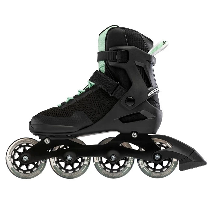 Rollerblade Spark 84 Womens Inline Skates - Black/Mint Green 2 Rollerblade Spark 84 Womens Inline Skates - Black/Mint Green - Image 2
