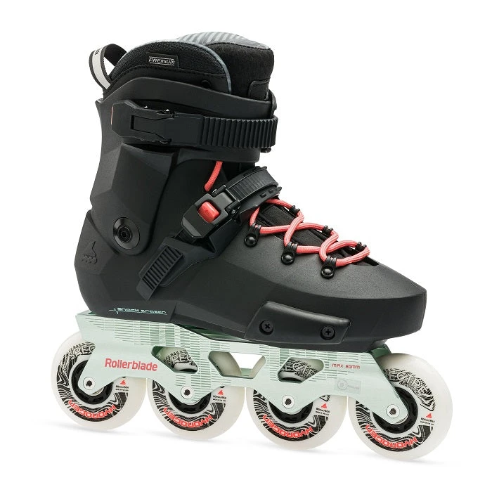 Rollerblade Twister XT Womens Inline Skates - Black/Mint 1 Rollerblade Twister XT Womens Inline Skates - Black/Mint
