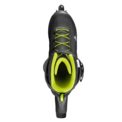 Rollerblade Zetrablade Elite Skates - Black/Lime -Urban Rollers rollerblade zetrablade elite skates black lime top
