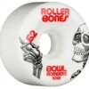 Rollerbones Bowl Bomber Wheels White 62mm 101a - Set Of 8 6 Rollerbones Bowl Bomber Wheels White 62mm 101a - Set Of 8 -Urban Rollers rollerbones bowl bombers white 62mm 101a