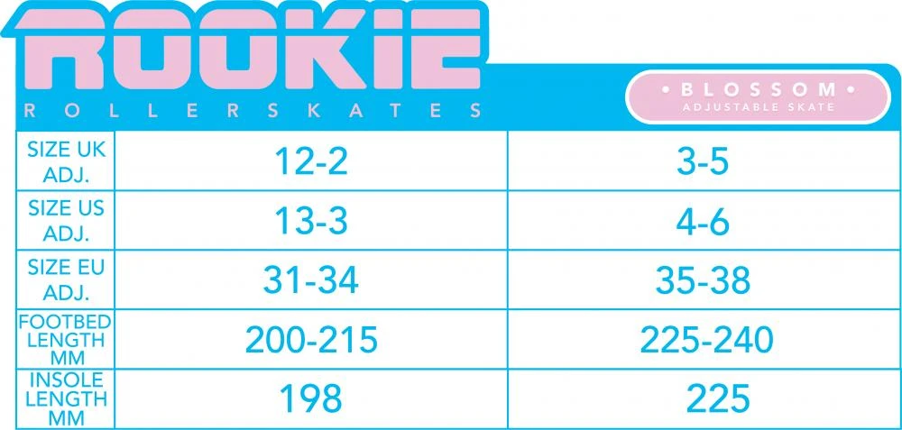 Rookie Blossom Adjustable Roller Skates 3 Rookie Blossom Adjustable Roller Skates - Image 3