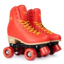 Rookie Classic 78 Roller Skates - Red 5 Rookie Classic 78 Roller Skates - Red -Urban Rollers rookie classic 78 roller skates red pair