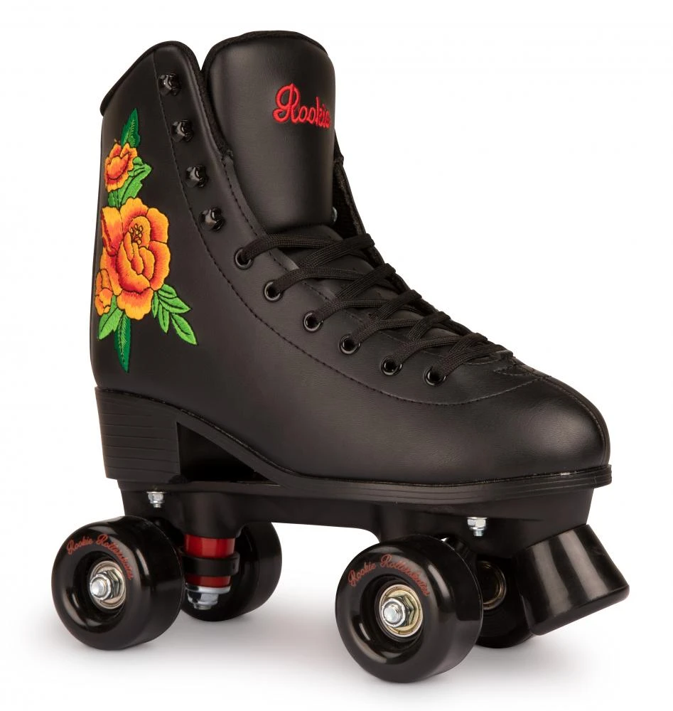 Rookie Rosa Black Quad Roller Skates 1 Rookie Rosa Black Quad Roller Skates