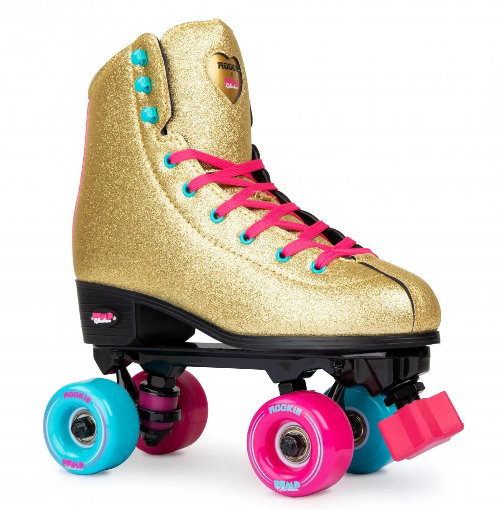Rookie X Bump Rollerdisco Roller Skates - Gold 1 Rookie X Bump Rollerdisco Roller Skates - Gold
