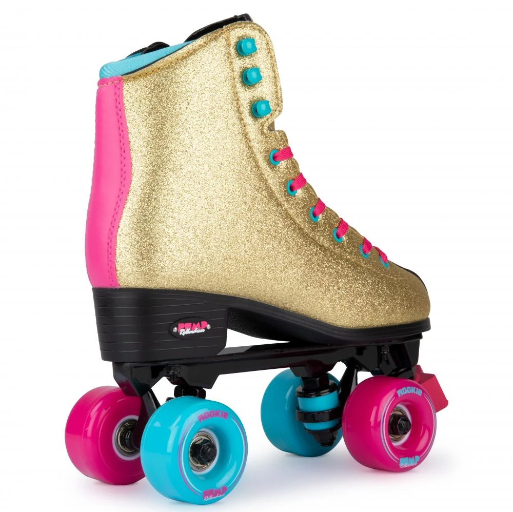 Rookie X Bump Rollerdisco Roller Skates - Gold 2 Rookie X Bump Rollerdisco Roller Skates - Gold - Image 2