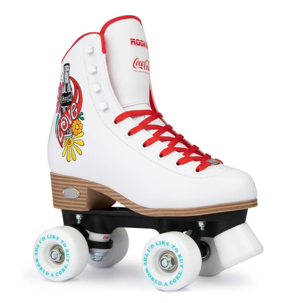 Rookie X Coca-Cola Love Roller Skates - White 1 Rookie X Coca-Cola Love Roller Skates - White