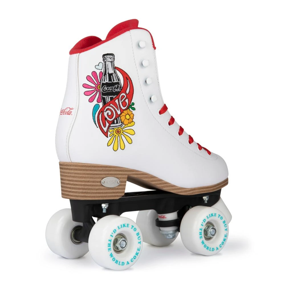 Rookie X Coca-Cola Love Roller Skates - White 2 Rookie X Coca-Cola Love Roller Skates - White - Image 2
