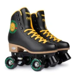 Rookie X Coca-Cola Sunshine Roller Skates - Black 6 Rookie X Coca-Cola Sunshine Roller Skates - Black -Urban Rollers rookie x coca cola sunshine roller skates black pair